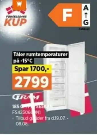 Gram Kølefryseskab