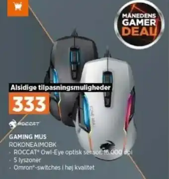 Power Gaming Mus ROKONEAIMOBK tilbud