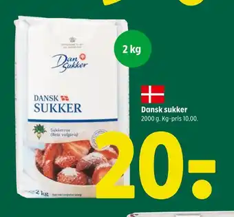 Coop 365 Dansk sukker tilbud