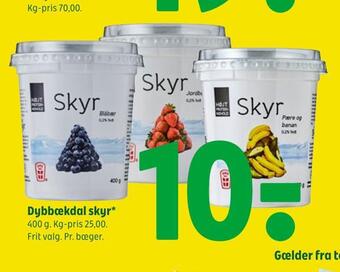 Coop 365 Dybbækdal skyr tilbud