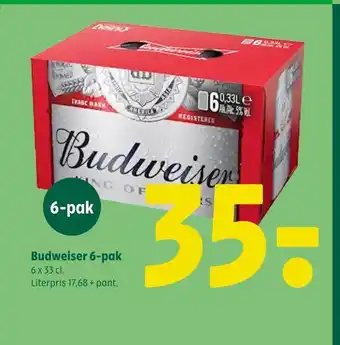 Coop 365 Budweiser 6-pak tilbud