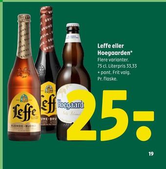 Leffe eller hoegaarden