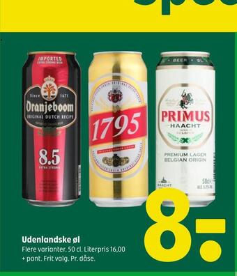 Coop 365 Udenlandske øl tilbud