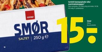 Coop 365 Smør tilbud
