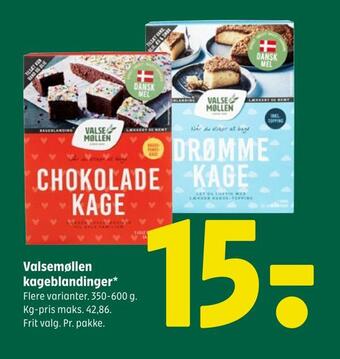 Coop 365 Valsemøllen kageblandinger tilbud