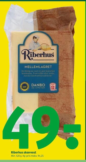 Coop 365 Riberhus skæreost tilbud