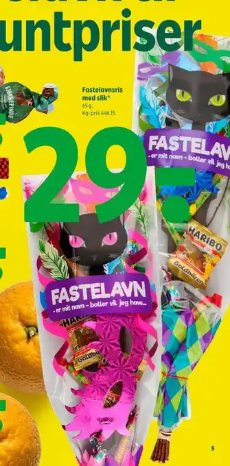 Coop 365 Fastelavnsris med slik tilbud