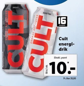 Cult Energidrik