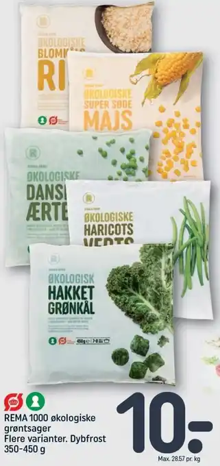 REMA 1000 Rema 1000 Ø kologiske Grøntsager 350-450g tilbud
