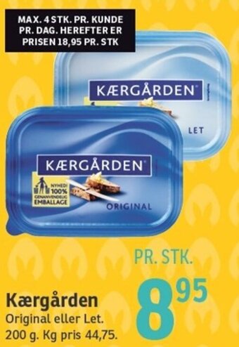 SPAR Kærgården 200g tilbud