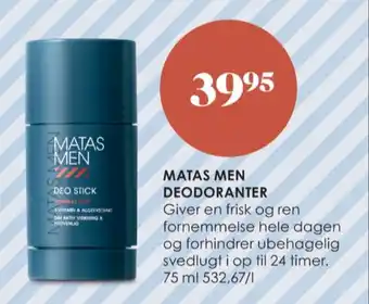 Matas Matas men deodorant tilbud