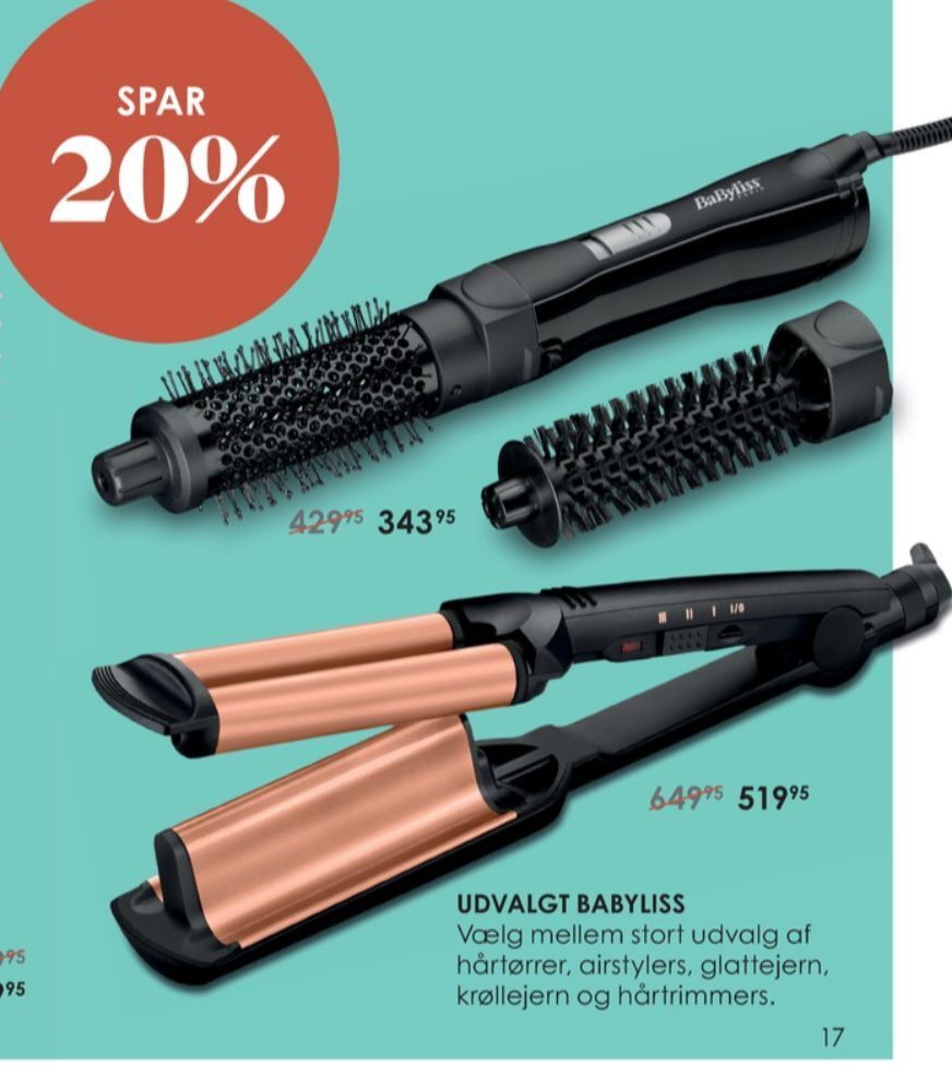 Babyliss krøllebørste tilbud hos Matas