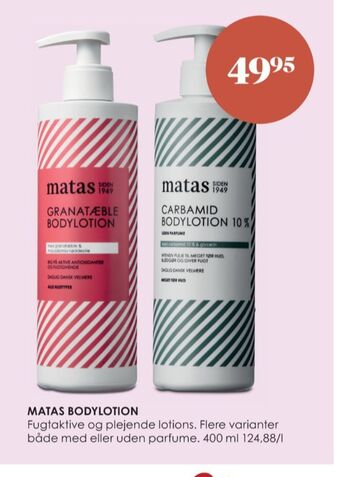 Matas Matas bodylotion tilbud