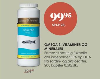 Matas Fitness pharma fiskeolie tilbud