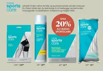 Matas Matas sports care knæbind tilbud
