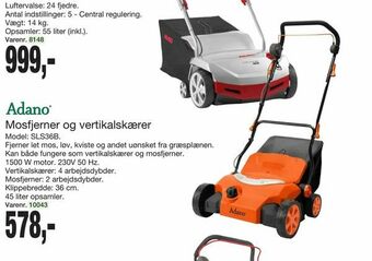 Harald Nyborg Mosfjerner og vertikalskærer tilbud