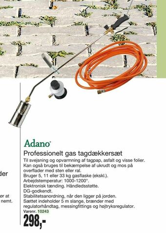 Harald Nyborg Professionelt gas tagdækkersæt tilbud