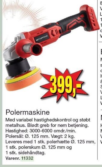 Harald Nyborg Polermaskine tilbud