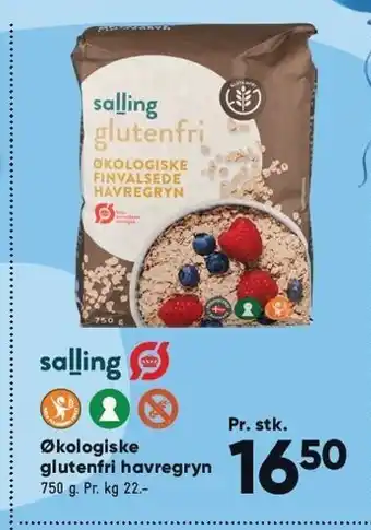 Bilka Økologiske glutenfri havregryn tilbud