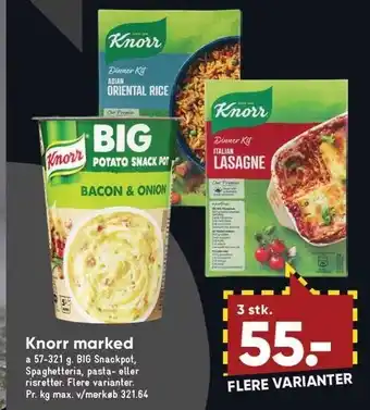 Bilka Knorr marked 3 stk. tilbud