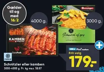 Bilka Schnitzler el. kamben tilbud