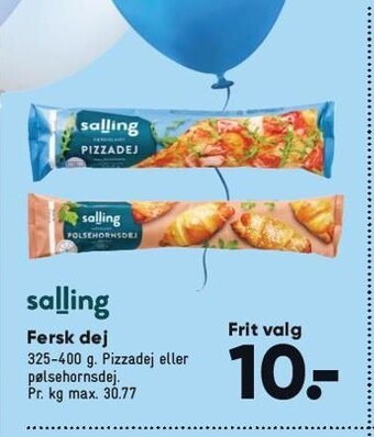 Bilka Fersk dej tilbud