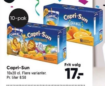Bilka Capri-sun tilbud