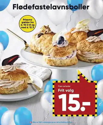 Bilka Flødefastelavnsboller tilbud