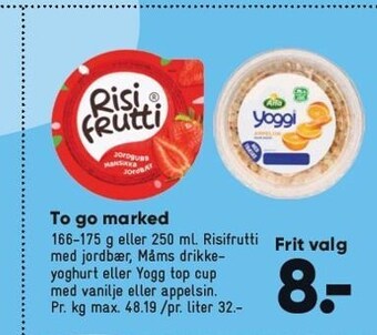 Bilka To go marked tilbud