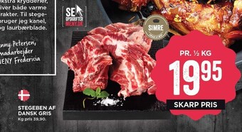 MENY Stegeben af dansk gris tilbud