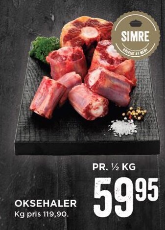 MENY Oksehaler tilbud