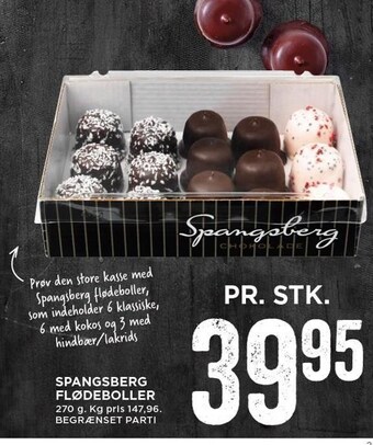 MENY Spangsberg flødeboller tilbud