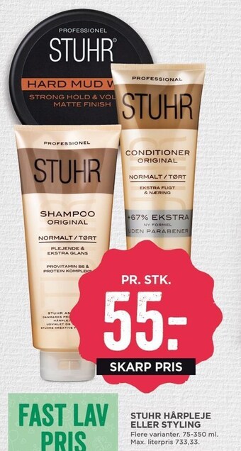 Stuhr hårpleje eller styling