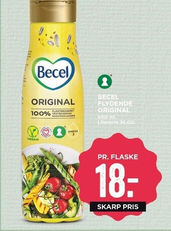 MENY Becel flydende original tilbud