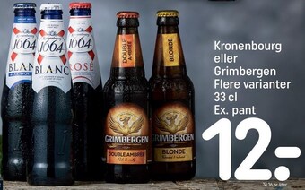 REMA 1000 Kronenbourg eller grimbergen tilbud