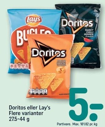 REMA 1000 Doritos eller lay's tilbud