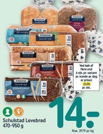 REMA 1000 Schulstad levebrød tilbud