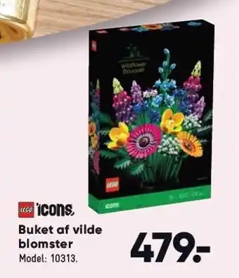 Bilka Lego buket af vilde blomster tilbud