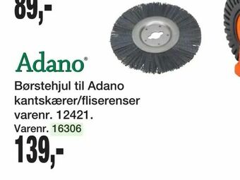 Harald Nyborg Børstehjul til Adano kantskærer/fliserenser tilbud