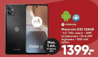 Bilka Motorola g32 128 gb tilbud