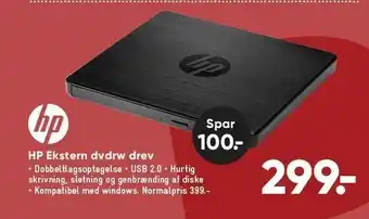 Hp ekstern dvdrw drev