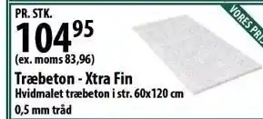 Fritidsmarkedet Træbeton - xtra fin tilbud