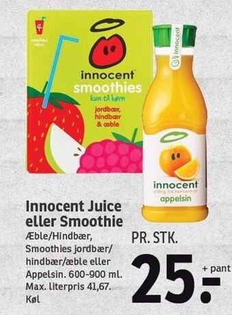 SPAR Innocent juice eller smoothie tilbud