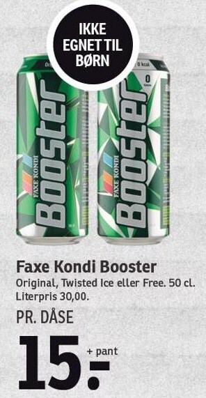 SPAR Faxe kondi booster tilbud