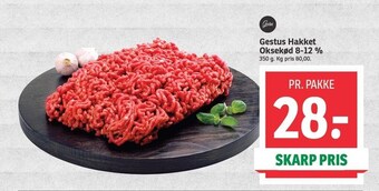 SPAR Gestus hakket oksekød 8-12% tilbud