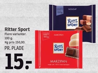 SPAR Ritter sport tilbud