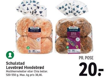 SPAR Schulstad levebrød hvedebrød tilbud