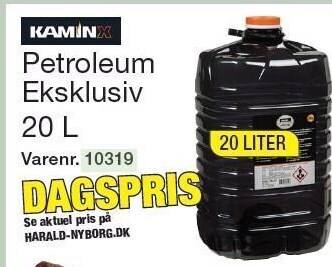 Harald Nyborg Kaminx petroleum eksklusiv 20 l tilbud