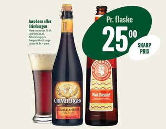Min Købmand Jacobsen eller grimbergen tilbud