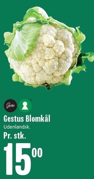Min Købmand Gestus blomkål tilbud